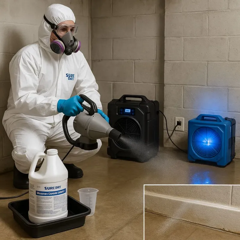 Sanitization and Odor Removal process in Rancho Calaveras, CA