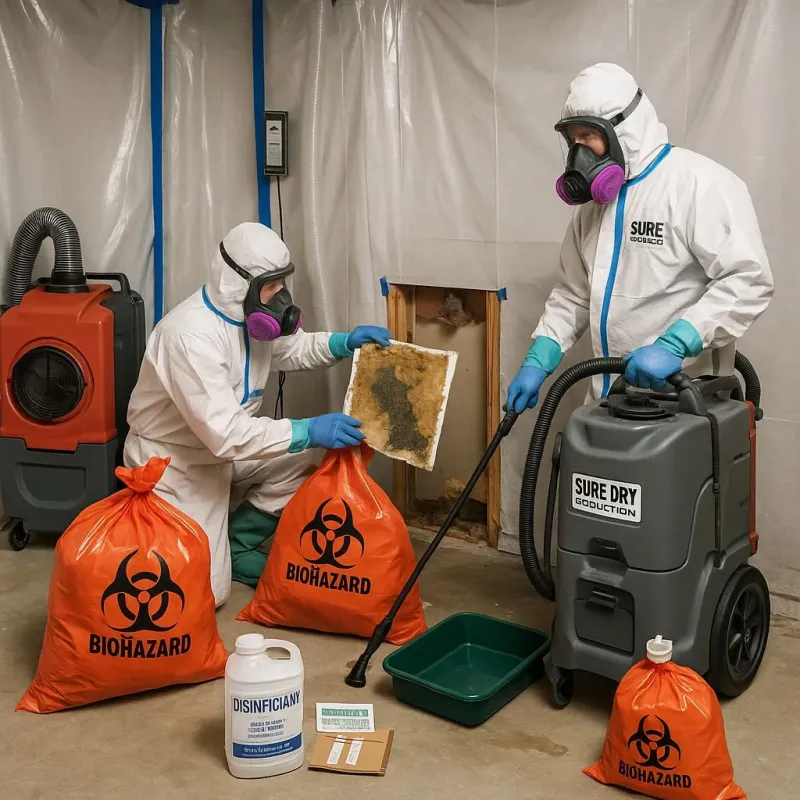 Contaminated Water Handling Protocols process in Rancho Calaveras, CA