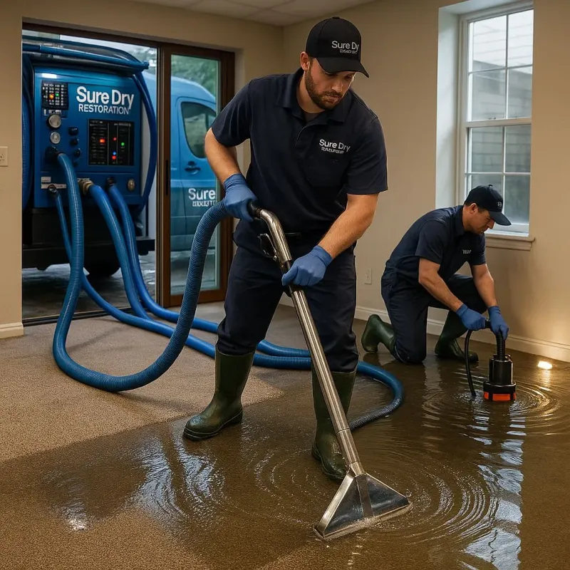 Water Extraction and Removal process in Rancho Calaveras, CA